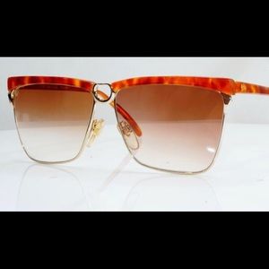 Vintage Gucci Sunglasses - Nos Gold Havana
